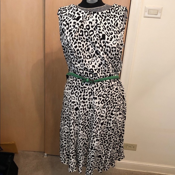 studio leopard print dress